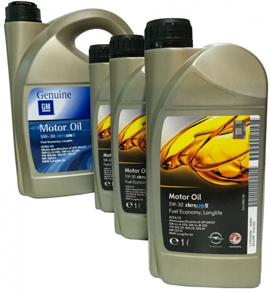 Pack 8L Opel DEXOS2 LONG LIFE 5W30
