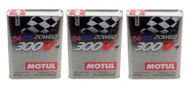 Pack 6 Litros Motul 300V LE MANS 20W60 104245