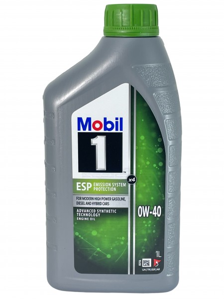 Aceite motor MOBIL ESP X4 0W-40, 203407, 1 Litro