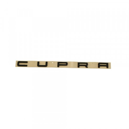 Emblema tuning logotipo 'CUPRA' negro para portón trasero ORIGINAL SEAT Ateca, 575853687C041
