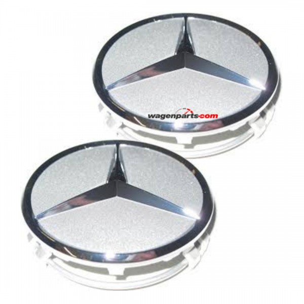 Centro (2 udes) Tapacubos Estrella cromada ORIGINAL MERCEDES BENZ / AMG, B66470206
