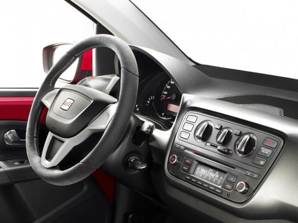 Volante Alcántara 'Blanco Candy' ORIGINAL SEAT Mii Electric 1SL064241A