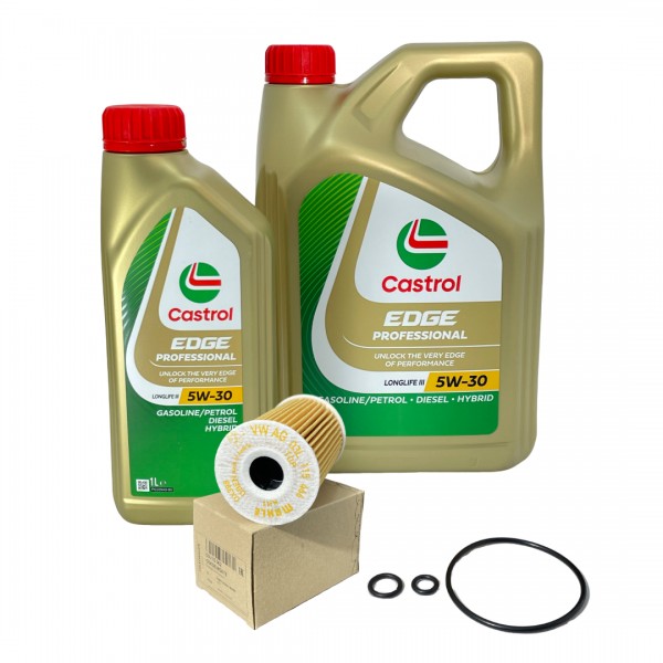 Filtro de Aceite ORIGINAL VAG 03L115562 1.6 2.0 TDI & CASTROL Professional LongLife III 5W30 5L