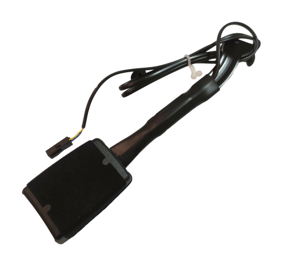 Cierre de cinturón con contacto de advertencia negro satinado/rojo ORIGINAL VW Scirocco,3AA857755CYL