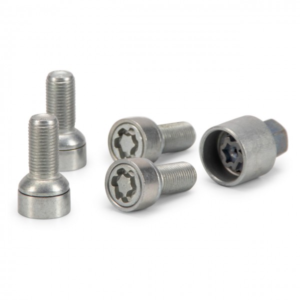 Kit Tornillos de rueda Antirrobo ORIGINAL VW Golf VIII, Polo VI,T-Roc Cabriolet, WHT001814