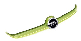 Barra Logo de la parrilla DELANTERA ORIGINAL OPEL Adam 13433221