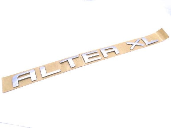 Rotulo logotipo 'ALTEA XL' plata cromado porton trasero ORIGINAL SEAT Altea (5P1), 5P8853687E