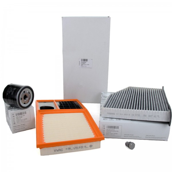 Pack de 3 filtros ORIGINAL VW  Caddy Golf Plus V VI 1.4 16V