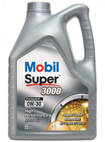 MOBIL SUPER 3000 FÓRMULA P 0W-30 'Premium' 5 Litros, 153779