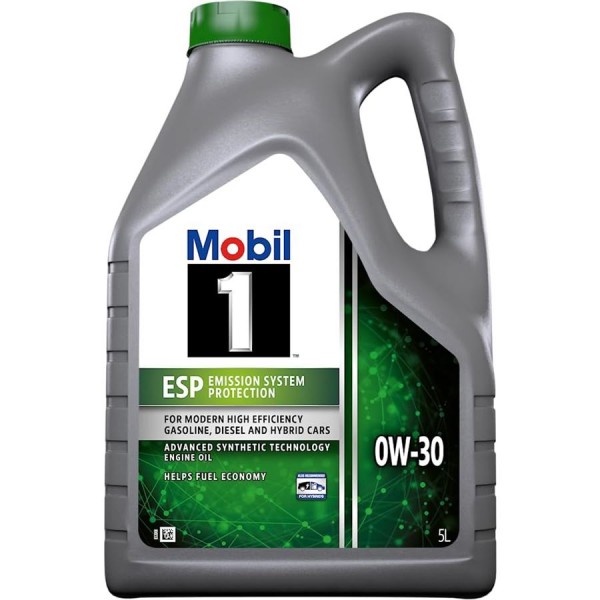 MOBIL ESP 0W30 100% Sintético 5 Litros, 153369