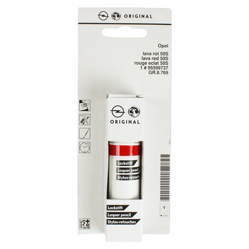 Pintura de Retoque Lava Rojo (código de Pintura 50S) ORIGINAL OPEL 95599737