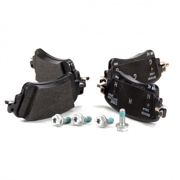 Juego pastillas Frenos disco traseras ORIGINAL AUDI VW 8W0698451BG