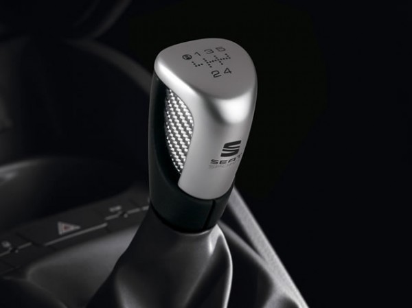 Pomo palanca de cambios aluminio marchas (5V) ORIGINAL SEAT Ibiza 6J0064230B