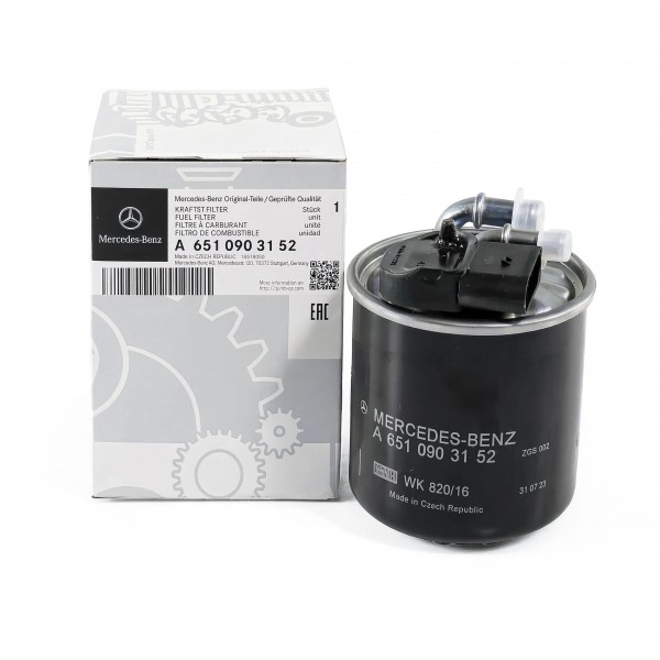 Filtro de Combustible para motores diésel OM651 y OM642 ORIGINAL MERCEDES-BENZ, A6510903152