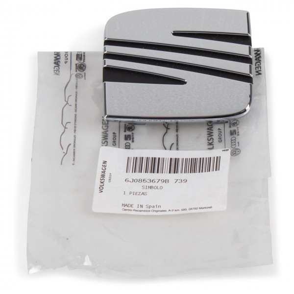 Emblema parrilla delantera Logotipo ORIGINAL SEAT 6J0853679B739