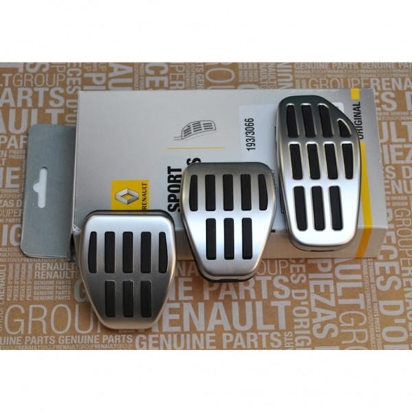 Cubre pedales (3 udes) deportivos 'Caja de cambios manual' ORIGINAL RENAULT Kadjar, 8201589798