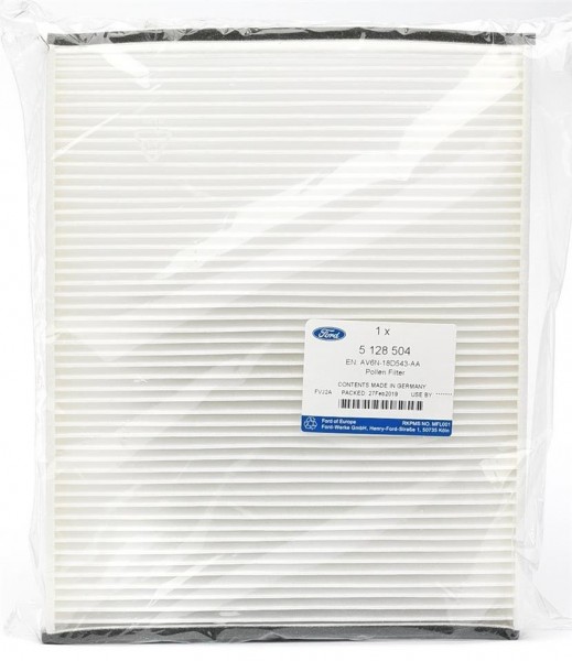Filtro de Habitáculo "2.0 /1.6 TDCi & 1.8'' ORIGINAL FORD Grand C-Max, C-Max II, 5128504