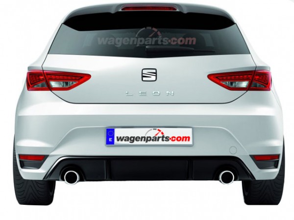 Kit aerodinámico & Escape doble salida TDI 1.6l 66-77kW ORIGINAL SEAT León 5F0072000A
