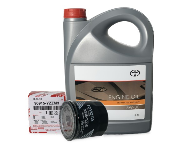 Pack Filtro Aceite ORIGINAL TOYOTA 90915-YZZM3 & Aceite Motor 5W30 PFE 5L