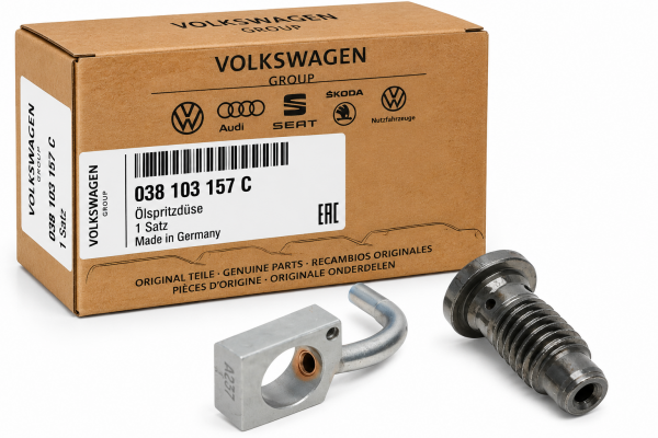 Inyector aceite ORIGINAL AUDI SEAT VW SKODA, 038103157C