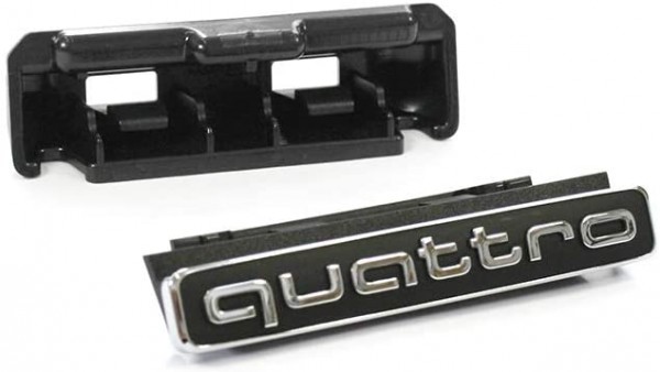 Emblema logotipo QUATTRO cromado ORIGINAL AUDI A6/S6/Avant/Quattro, 4G0853736F2ZZ