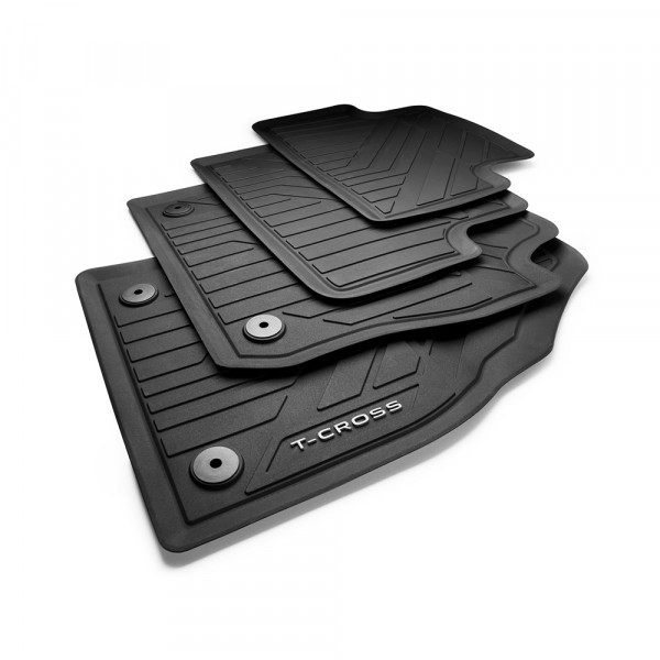 Juego (4 udes) Alfombrillas Goma ORIGINAL VW T-Cross, 2GM06150082V