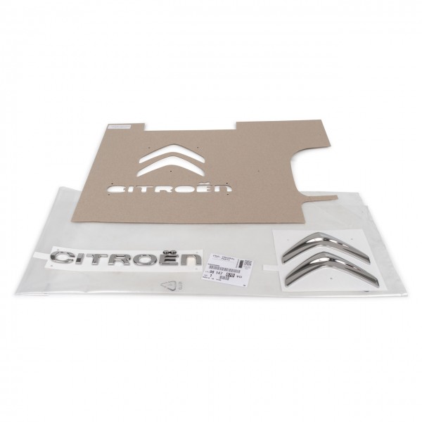 Emblema Citroën con logotipo & letras par puerta trasera ORIGINAL CITROEN Jumpy III,98147670VD