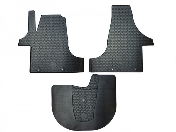 Juego (3 udes) Alfombrillas Goma 'Plus' ORIGINAL VW Transporter, Camper, 7H1061551F041