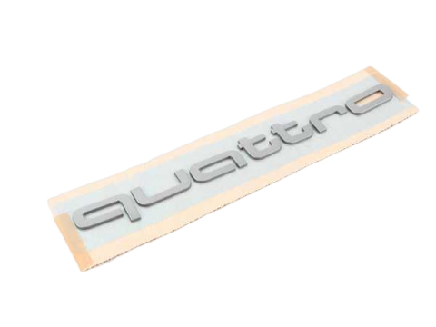 Rotulo logo 'Quattro' color titanio mate ORIGINAL AUDI TT III (FV3) 8S0853737BMI7
