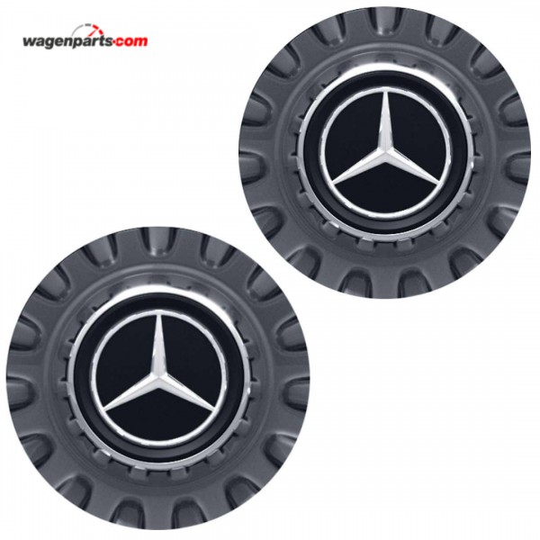 Centro (2 udes) Tapacubos Gris titanio mate ORIGINAL MERCEDES BENZ / AMG, A00040048007756