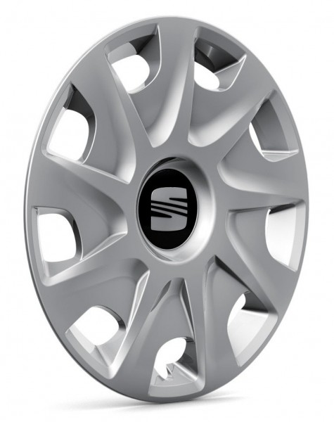 Tapacubo (1 ud) para rueda 'plata titanio- claro' ORIGINAL SEAT Exeo (3R), 3R06011476L9
