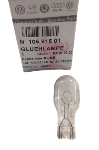 Bombilla W16W-12V ORIGINAL AUDI SEAT SKODA VW,N10591501