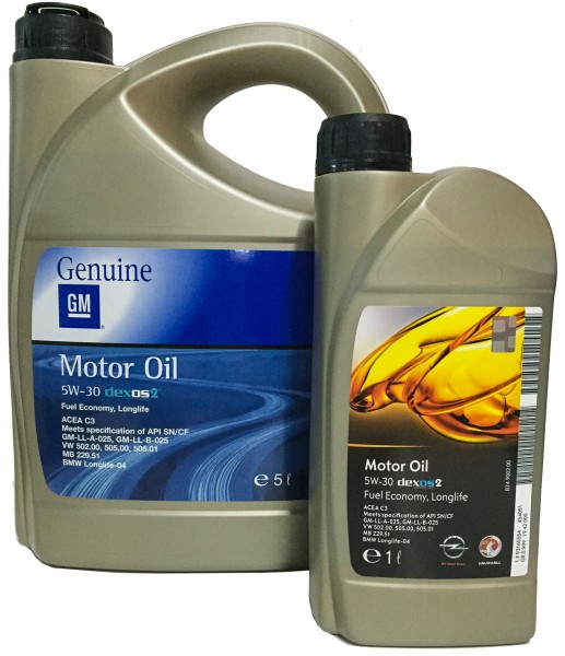 Pack 6L Opel DEXOS2 LONG LIFE 5W30