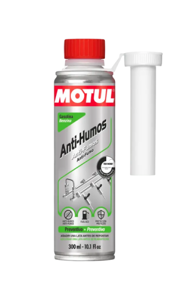 MOTUL ANTI-HUMOS GASOLINA Limpiador de inyectores y carburador, 110697