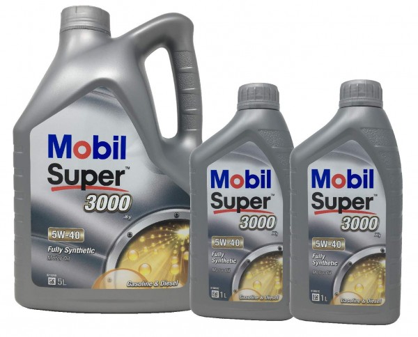 Pack 7 Litros MOBIL Super 3000 X1 5W-40, 151165, 1511667