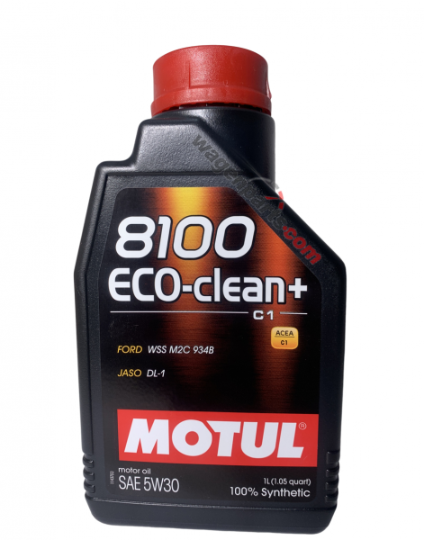Motul 8100 ECO-CLEAN+ C1 5W30 934A FORD 1L 101580
