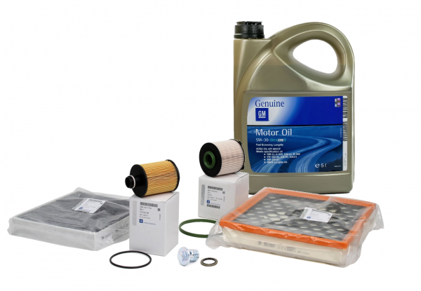 Pack Aceite motor Dexos 2 5W30 + Filtros ORIGINALES OPEL Insignia A, 95528278