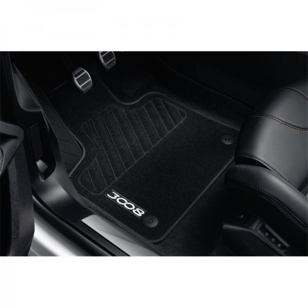 Juego (3 udes) alfombrillas Terciopelo ORIGINAL PEUGEOT 3008 SUV (P84), 1616435880