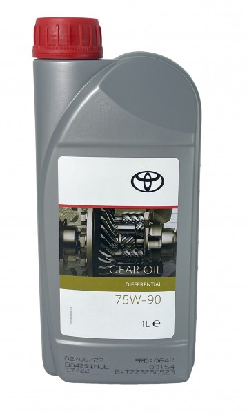 Aceite transmisión manual 5/6 veloc 75W90 ORIGINAL TOYOTA 08885-80606 / 081592, 1L