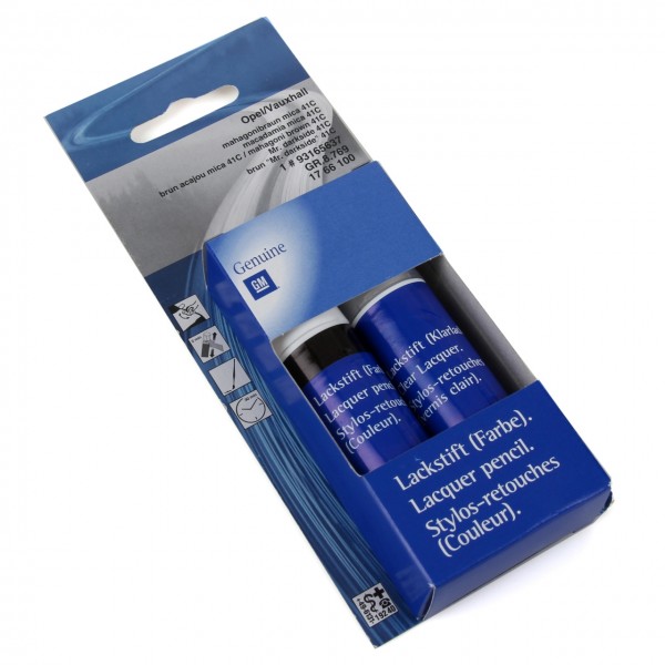Set Pintura de Retoque Caoba Marrón (código de pintura 41C) ORIGINAL OPEL 93165637