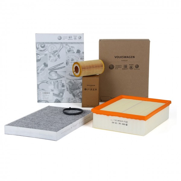 Pack 3 Filtros ORIGINAL SEAT Exeo (3R), AUDI A4 (8E B7) (2.0 TFSI 170/200/220 CV)