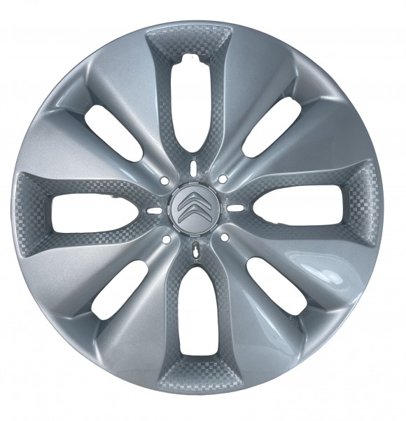 1x Tapacubo llanta acero 15 pulgadas ORIGINAL CITROEN C3 II, C3 III, 5416.R9