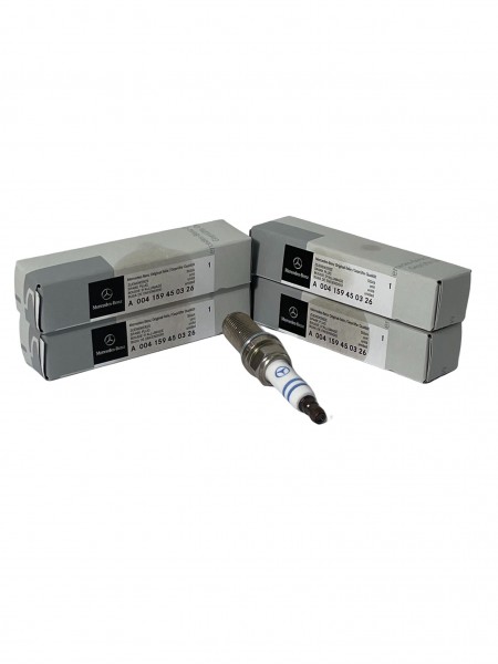 Juego de 4 Bujías encendido ORIGINAL MERCEDES-BENZ, A004159450326 A0041591303