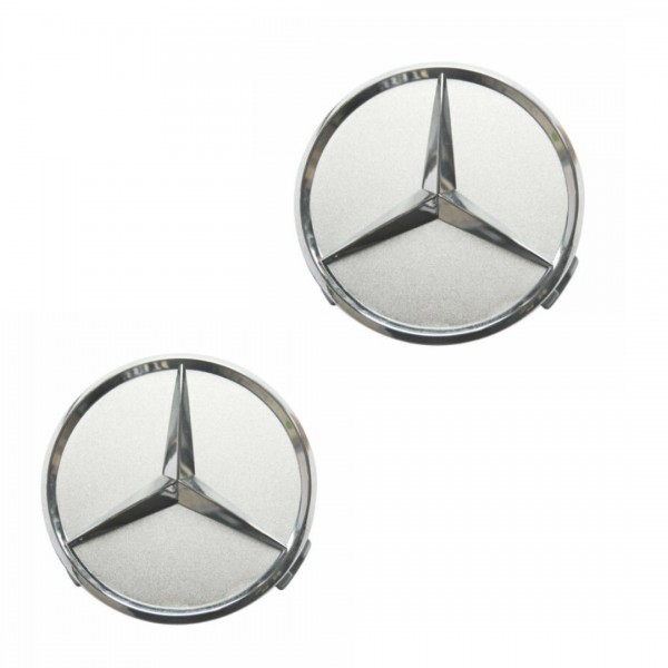 Centro (2 udes) Tapacubos Estrella cromada ORIGINAL MERCEDES BENZ, A00040038009715
