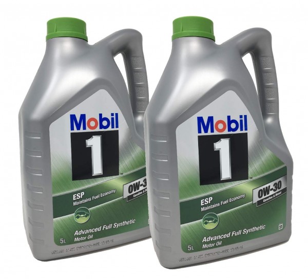 Pack 10 Litros MOBIL ESP 0W30 100% Sintético, 153369