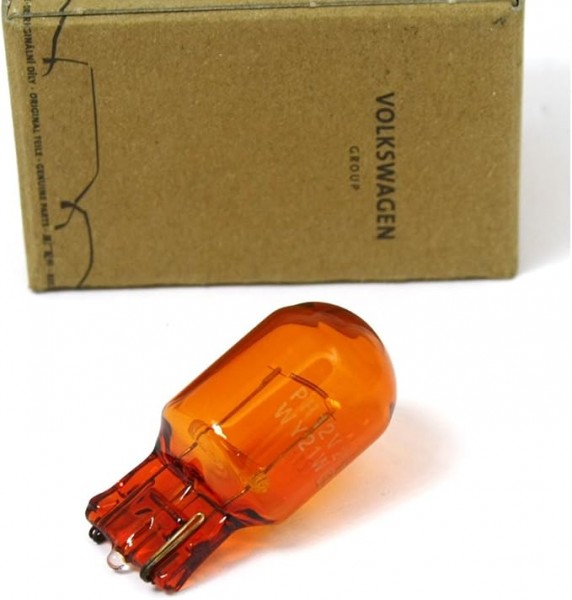 Bombilla cristal amarillo WY21W-12V ORIGINAL SKODA, VW, AUDI, N10724401