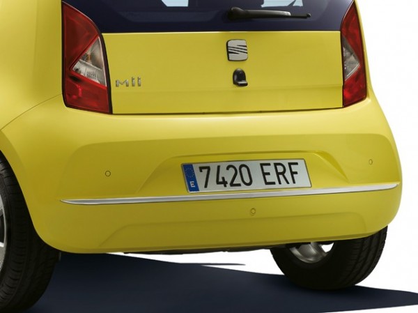 Moldura de Parachoques Trasero Cromada ORIGINAL SEAT Mii 1SL071350