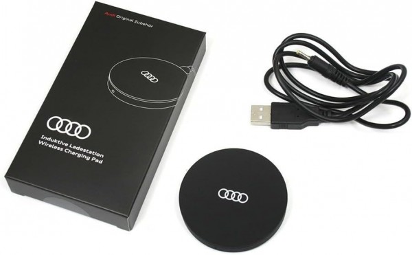 Estación de carga inductiva para smartphones (estándar Qi) ORIGINAL AUDI,8W0051191