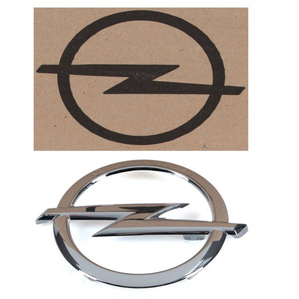 Emblema logotipo 'OPEL' rejilla delantera ORIGINAL Astra J GTC, 13346926