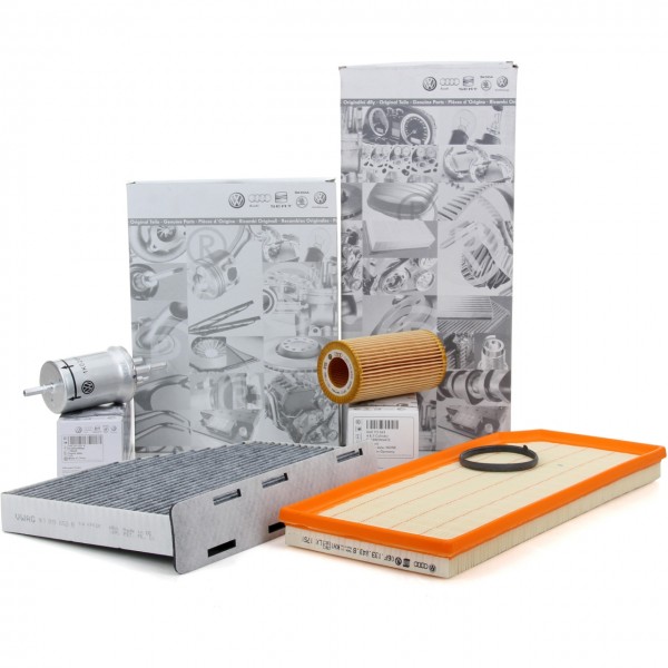 Pack 4 Filtros ORIGINALES AUDI A3 S3 quattro (8P1), VW Golf 5 6 2.0GTi (1K1,5K1), SEAT Leon 2